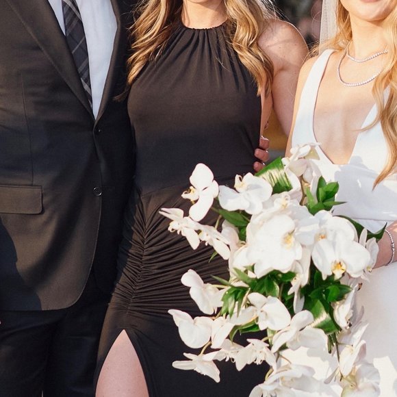 x REVOLVE Addison Maxi Dress Michael Costello SMALL - Picture 3 of 3